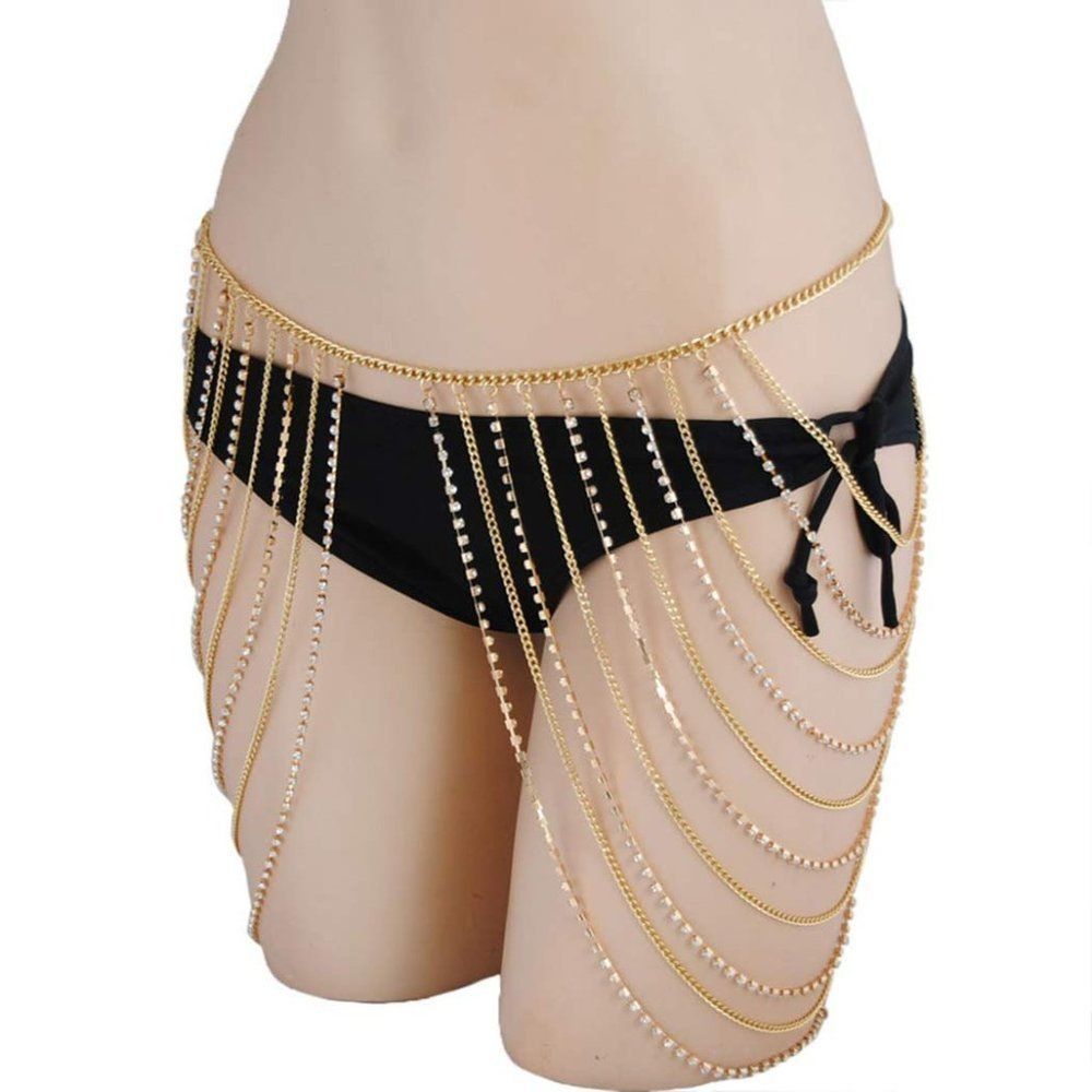 PMT sexy Fashion Sparkly Belly for Women - Picture 3 of 6